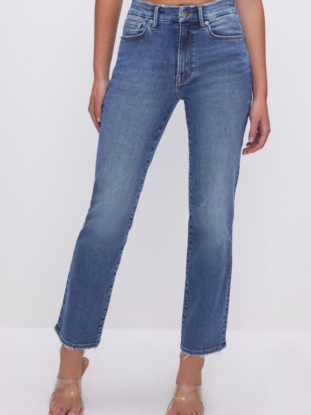 Good American straight leg jeans